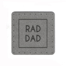 RAD DAD - 1.75 Inch Faux Suede Patch