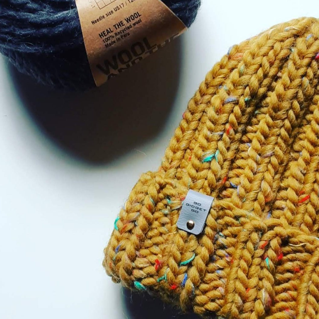 0.75 x 2.5 Inch - Custom Tags - Fold Over - Rivet Style