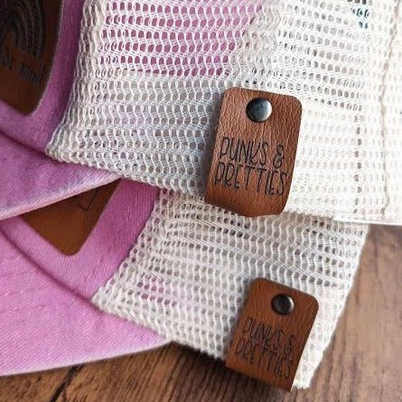 0.75 x 2.5 Inch - Custom Tags - Fold Over - Rivet Style