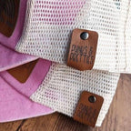 0.75 x 2.5 Inch - Custom Tags - Fold Over - Rivet Style