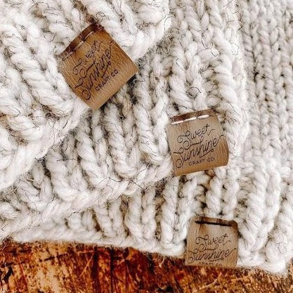 1 x 2.5 Inch - Custom Tags - Fold Over