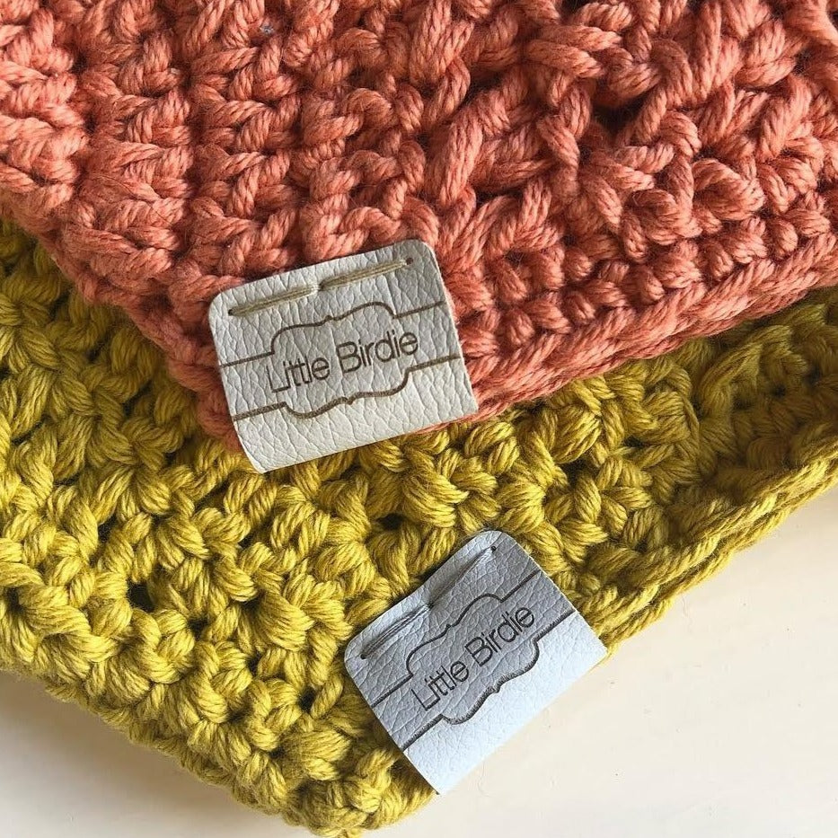 1 x 2 Inch - Custom Tags - Fold Over