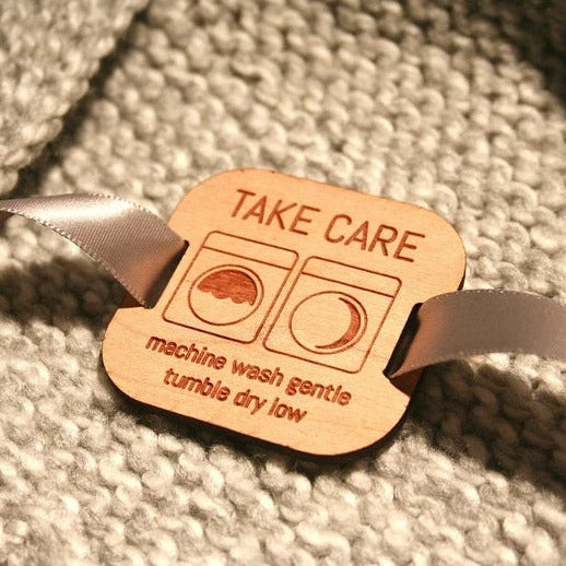 2 x 2 Inch - TAKE CARE Tags