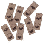 1 x 2.5 Inch - Custom Tags - Fold Over
