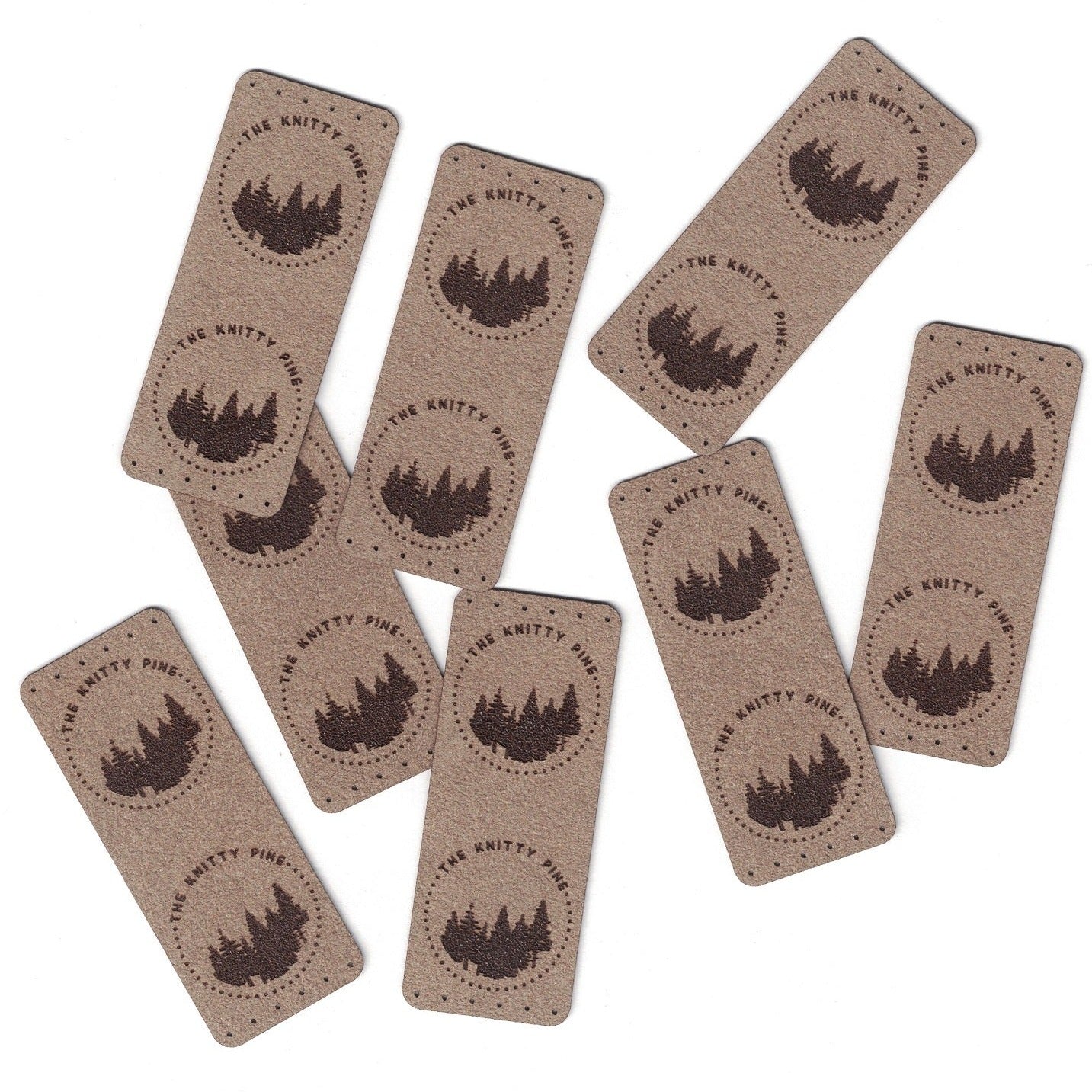1 x 2.5 Inch - Custom Tags - Fold Over