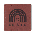 be kind - 2 Inch Faux Suede Patch