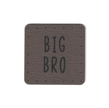 big bro - 1.5 Inch Square Faux Leather Patch