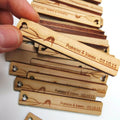 0.5 x 3 Inch - Custom Love Birds Tags