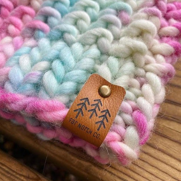 0.75 x 2.5 Inch - Custom Tags - Fold Over - Rivet Style