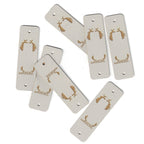 0.75 x 2.5 Inch - Custom Tags - Fold Over - Rivet Style
