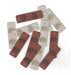 0.75 x 2.5 Inch - Custom Tags - Fold Over - Rivet Style