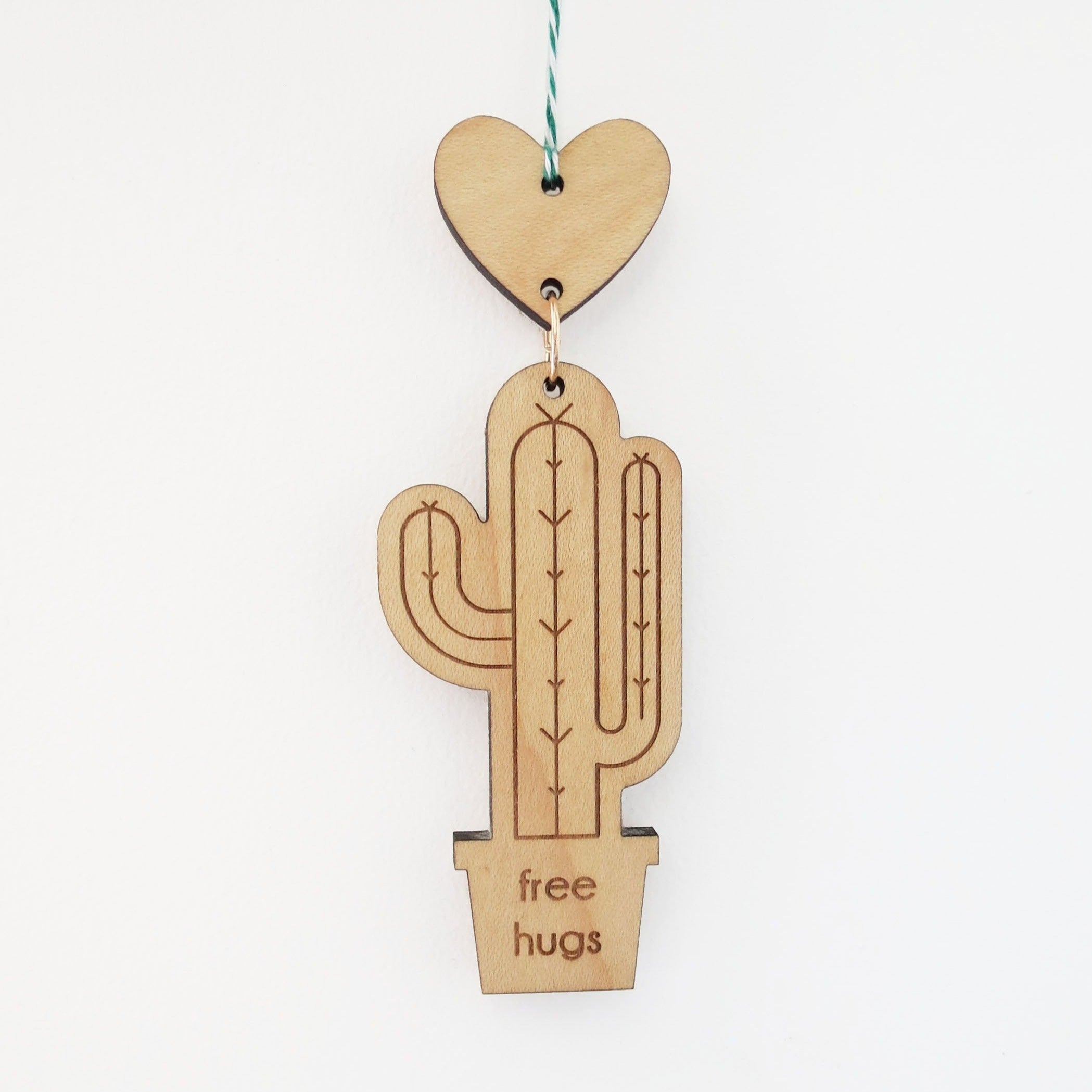 Plant Ornament - free hugs