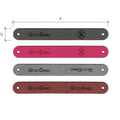 0.5 x 4 Inch - Custom Tags - Fold Over - Rivet Style