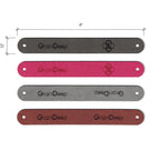 0.5 x 4 Inch - Custom Tags - Fold Over - Rivet Style