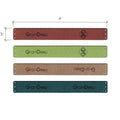 0.5 x 4 Inch - Custom Tags - Fold Over