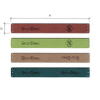 0.5 x 4 Inch - Custom Tags - Fold Over