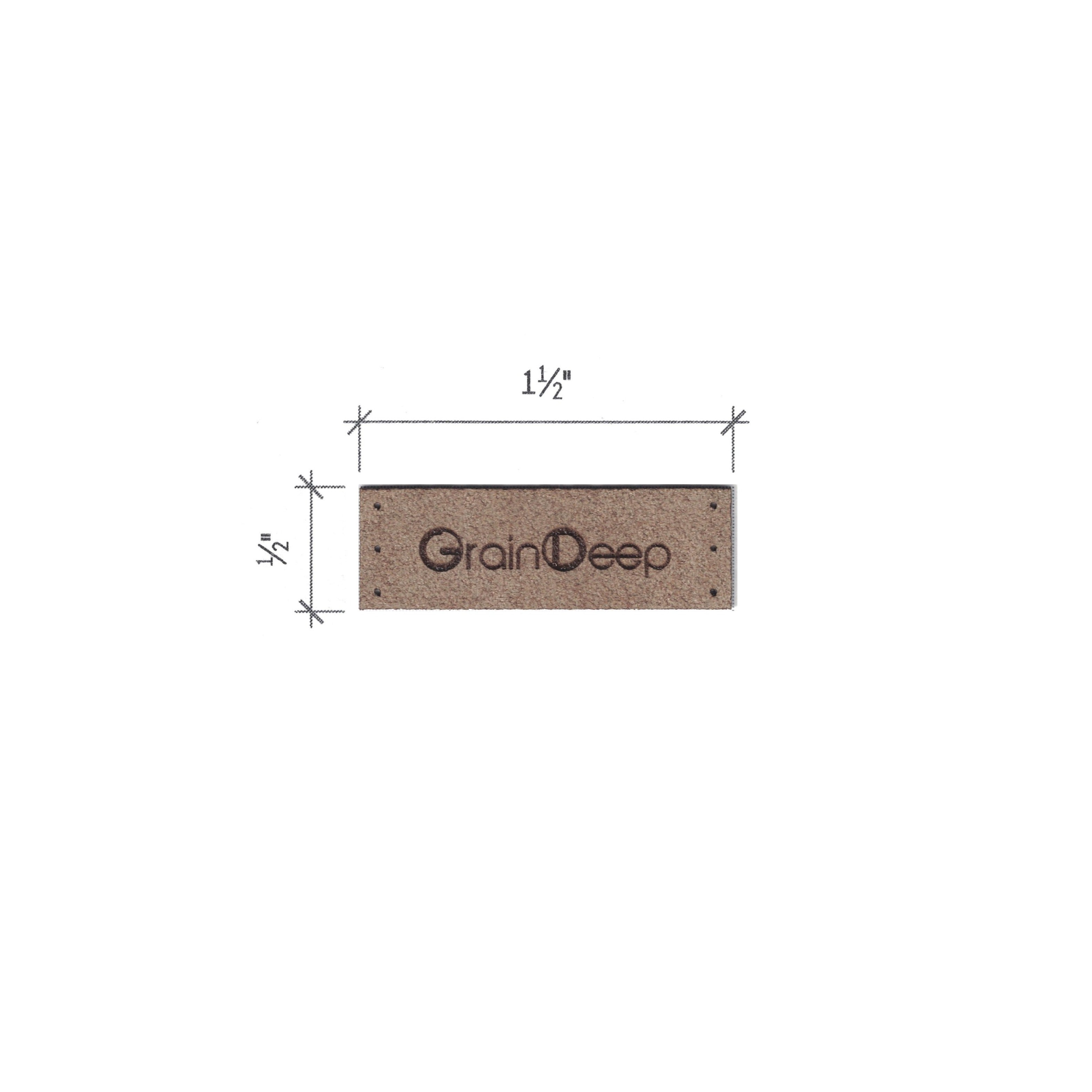 0.5 x 1.5 Inch - Custom Tags