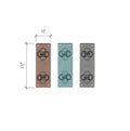 0.5 x 1.5 Inch - Custom Tags - Fold Over