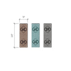 0.5 x 1.5 Inch - Custom Tags - Fold Over