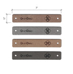 0.5 x 3 Inch - Custom Tags - Fold Over - Rivet Style