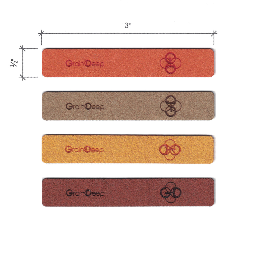 0.5 x 3 Inch - Custom Tags - Fold Over