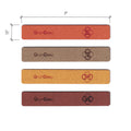 0.5 x 3 Inch - Custom Tags - Fold Over