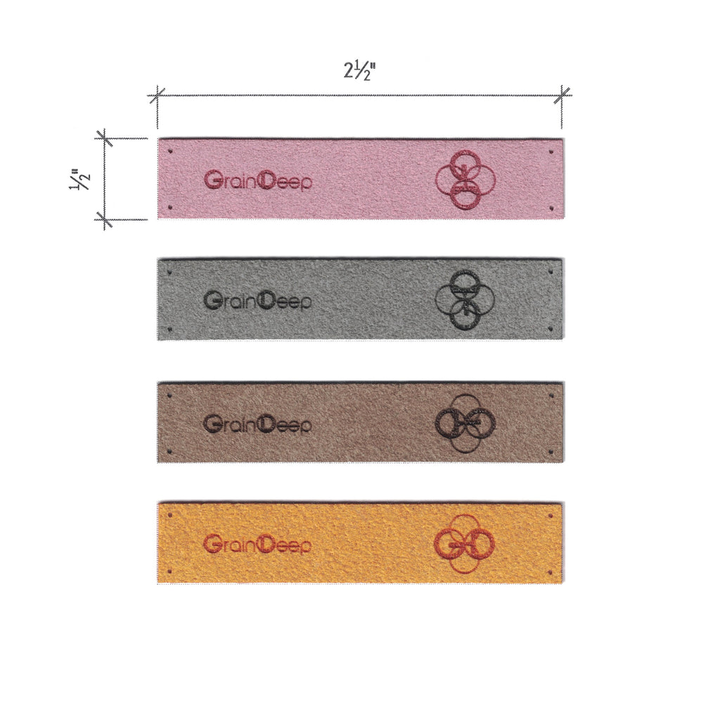 0.5 x 2.5 Inch - Custom Tags - Fold Over