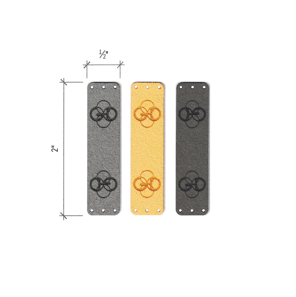 0.5 x 2 Inch - Custom Tags - Fold Over