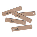 0.5 x 2.5 Inch - Custom Tags - Fold Over - Rivet Style
