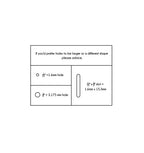 1.5 x 1.5 Inch - Custom Tags