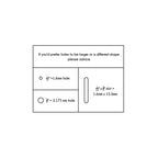 1 x 2 Inch - Custom Tags