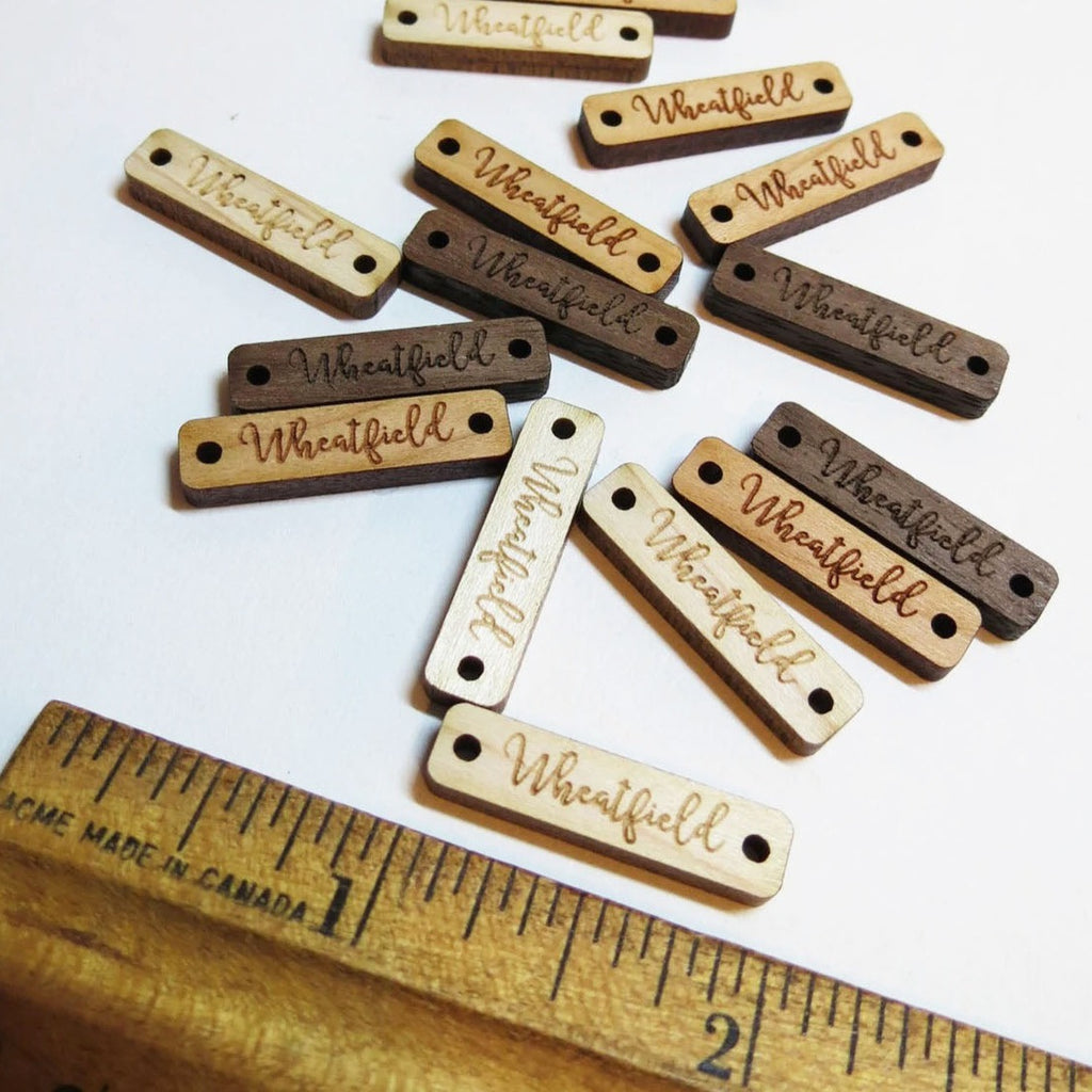 0.25 x 1 Inch - Custom Tags