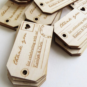 1.25 x 2 Inch - Custom Love Letter Tags
