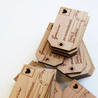 1.25 x 2 Inch - Custom Love Letter Tags