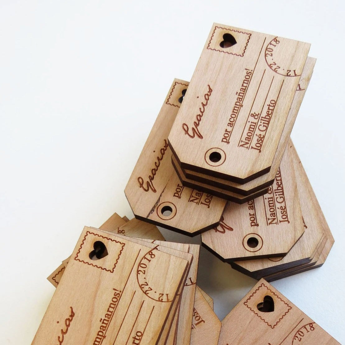 1.25 x 2 Inch - Custom Love Letter Tags