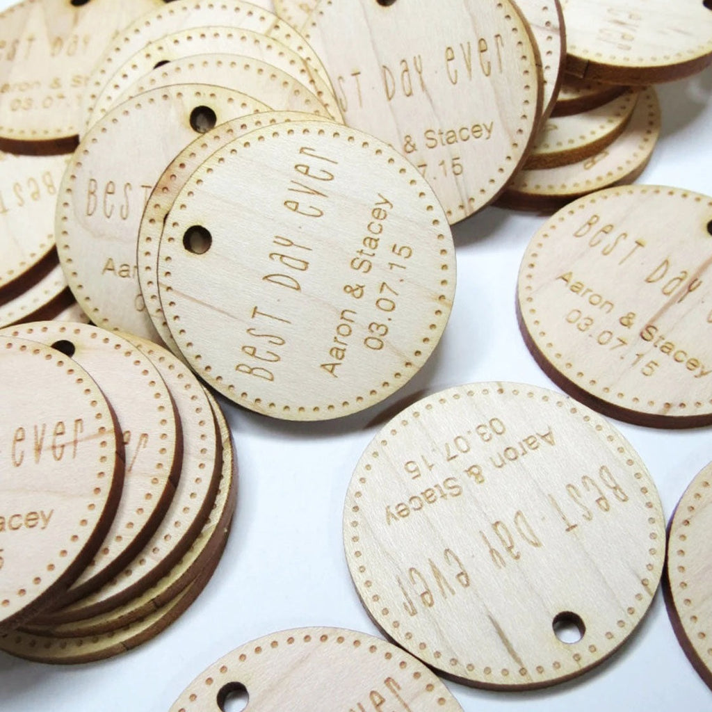 1.5 x 1.5 Inch - Custom Dots Tags