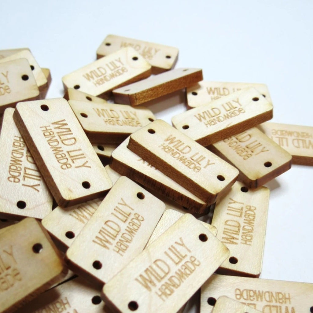 0.5 x 1 Inch - Custom Tags