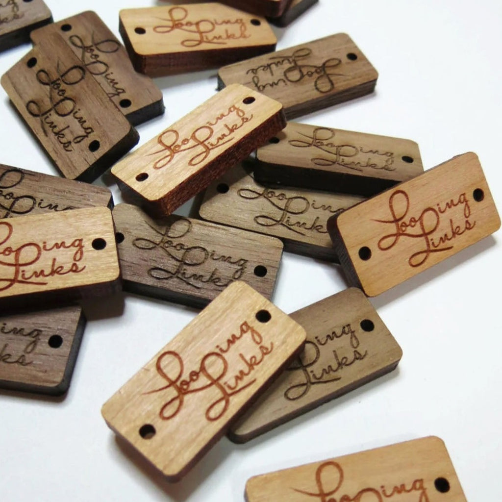 0.5 x 1 Inch - Custom Tags