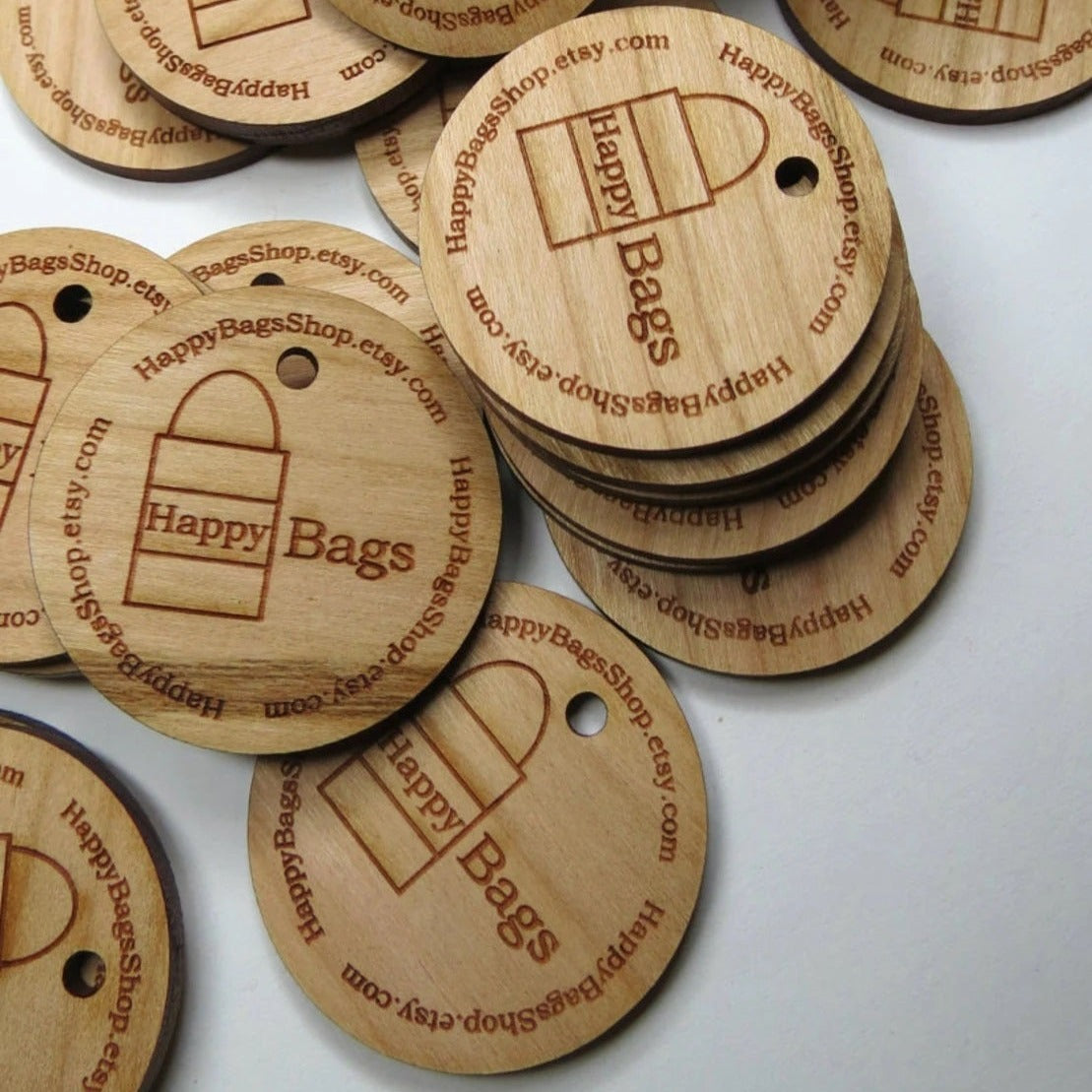 1.5 x 1.5 Inch - Custom Tags