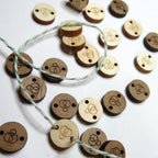 0.5 x 0.5 Inch - Custom Tags