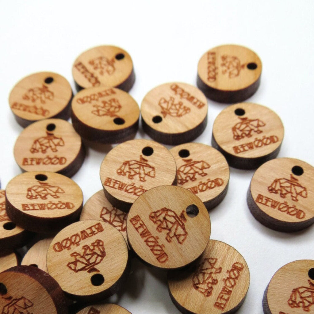 0.5 x 0.5 Inch - Custom Tags