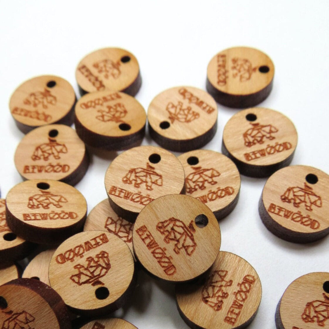 0.5 x 0.5 Inch - Custom Tags