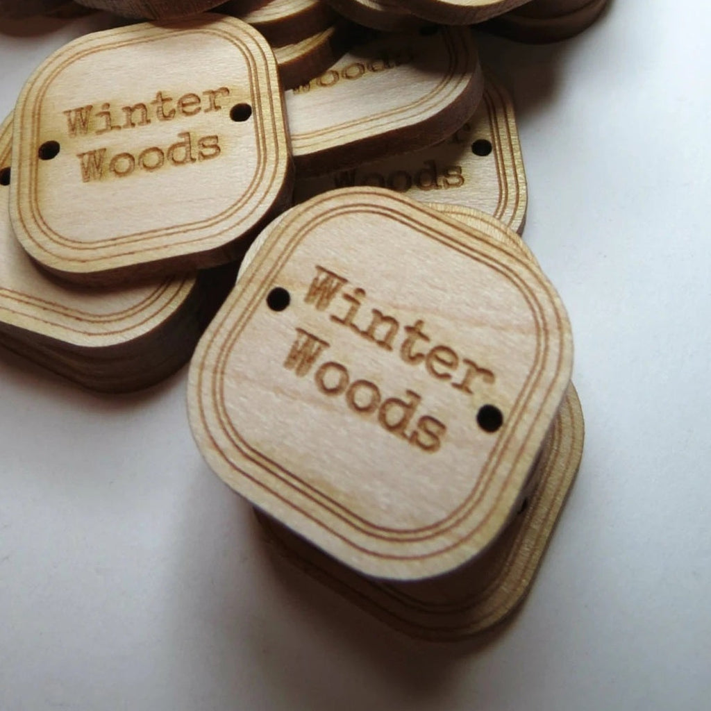 1 x 1 Inch - Custom Tags