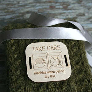 2 x 2 Inch - TAKE CARE Tags