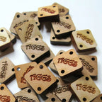 0.5 x 0.5 Inch - Custom Tags