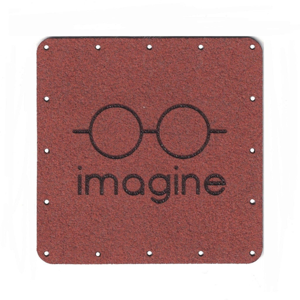 imagine - 2 Inch Faux Suede Patch