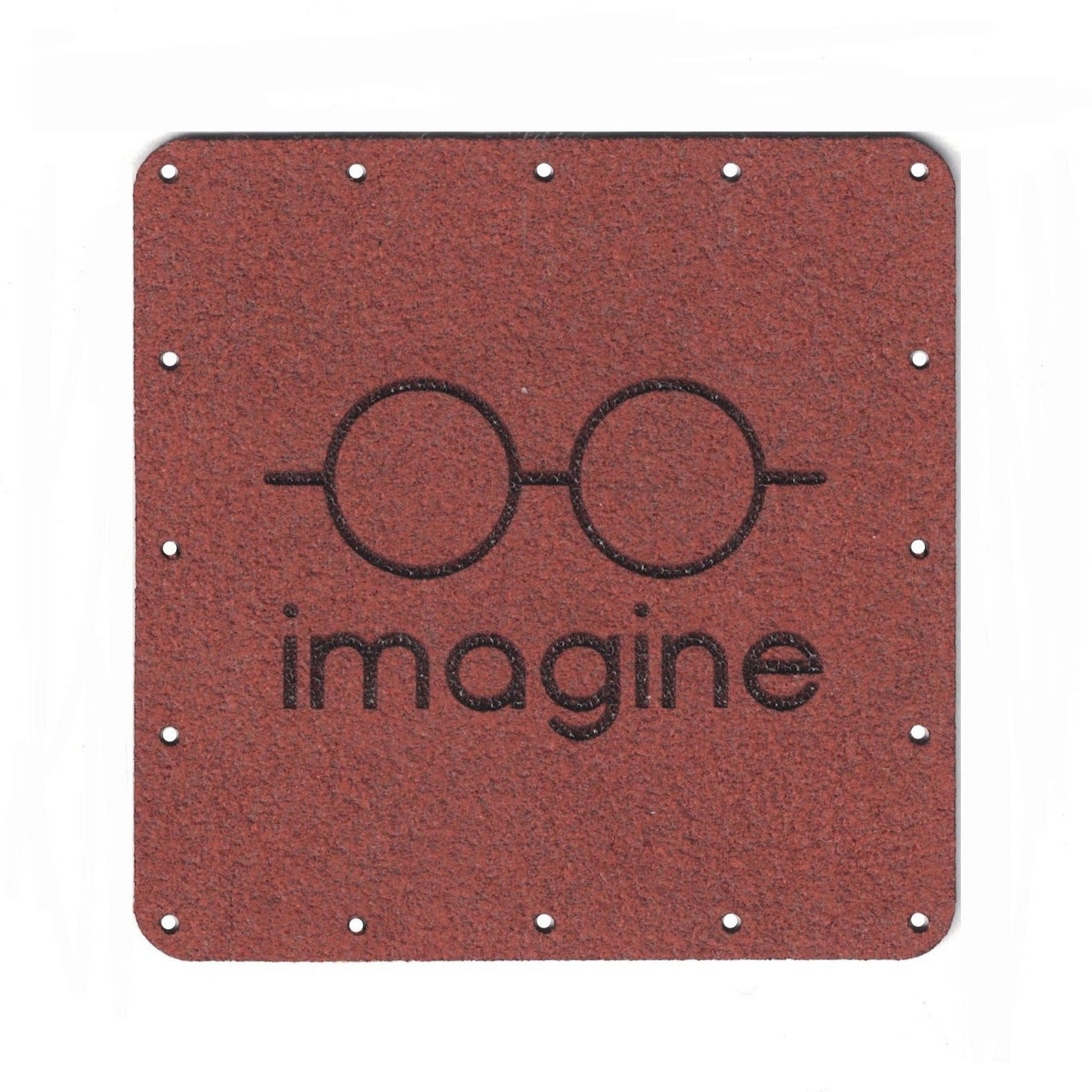 imagine - 2 Inch Faux Suede Patch
