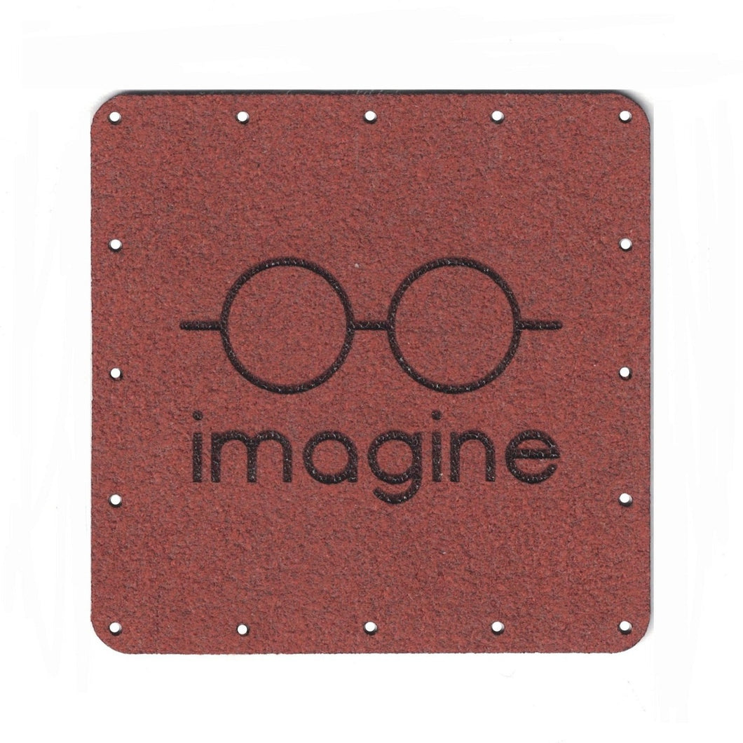 imagine - 2 Inch Faux Suede Patch