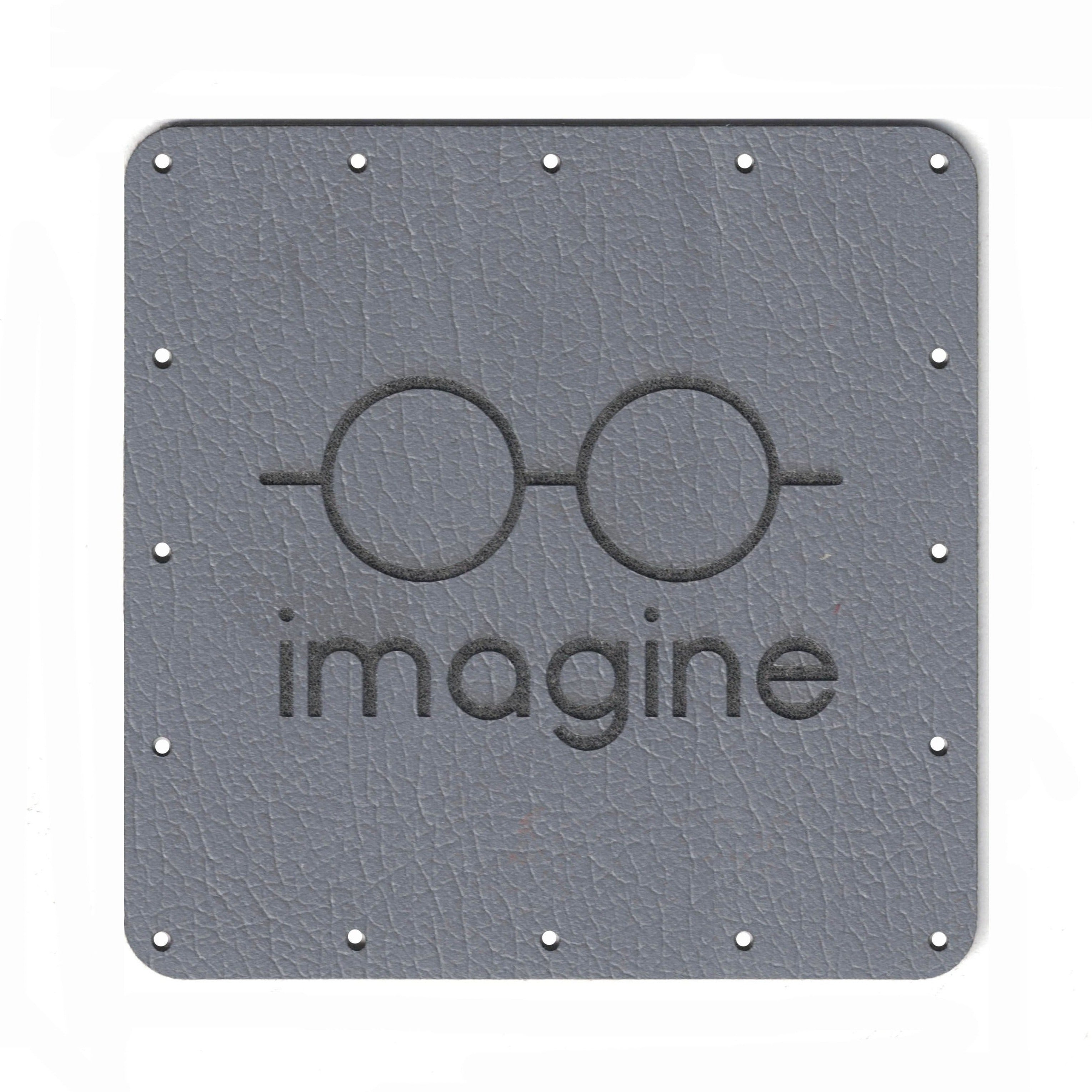 imagine - 2 Inch Faux Leather Patch