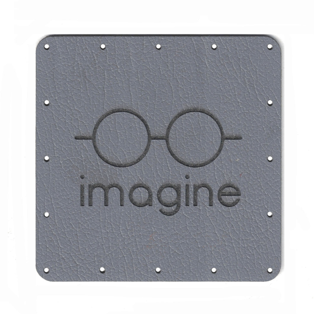 imagine - 2 Inch Faux Leather Patch